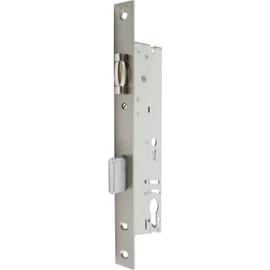 WSS Tubular Frame Lock (Mortice Lock) for Entrance and Swing Doors PZ – Backset 40 mm Flat Enclosure Suitable for Fire Protection Roller Latch and Latch, Stainless Steel