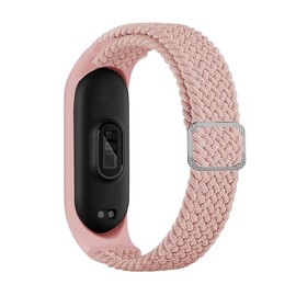 Panda Bobo Stretchy Nylon Wrist Strap For Reflex Active Series 1 Smart Watch Strap Band Replacement (Light Pink)