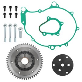 Starter Starting Clutch One Way Gear Bearing Gasket Flywheel Puller Kit for Yamaha Raptor 660 YFM660R 2004-2005 OEM# 5LP-15515-20-00 5LP-15590-10-00 5LP-15455-00-00 5LP-15451-00-00