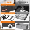 Under Bed Storage with Wheels,2-Pack Under Bed Storage Containers with