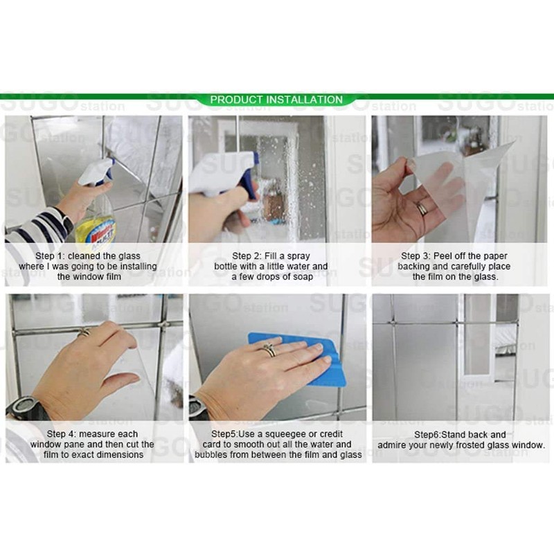 Sugo Premium One Way Mirror Privacy Reflection Window Tint Film