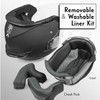 VCAN V88 3/4 Open Face Motorcycle Scooter Helmet ECE &