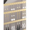 Ausalivan Earring Holder Organizer,Pierced Large Earrings Display Stand For Selling,Small