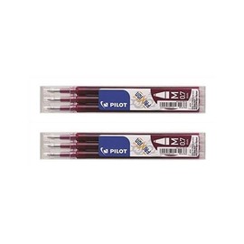 PILOT Frixion Ball BLS-FR7 Rollerball Pen - Medium Point - Burgundy (Pack of 2)