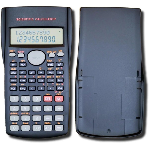 Scientific Calculator, Advanced 240 Functions with 2-Line Display Digital LCD,