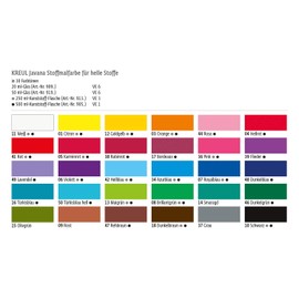 Javana Tex Sunny Fabric Paint 500 ml in Plastic Bottle