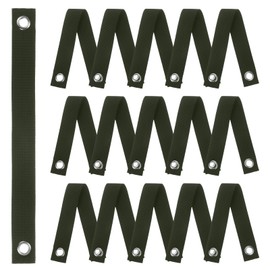 M METERXITY 16-Pack Tree Straps for Staking,1.5 Inch x 15.7 Inch Tree Support Straps Nylon Tree Strap for Leaning Tree Protection/Plant Support, Straightening[Army Green]