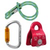 GM CLIMBING Hitch Slack-Tending Pulley Kit 25kN Micro Pulley Red