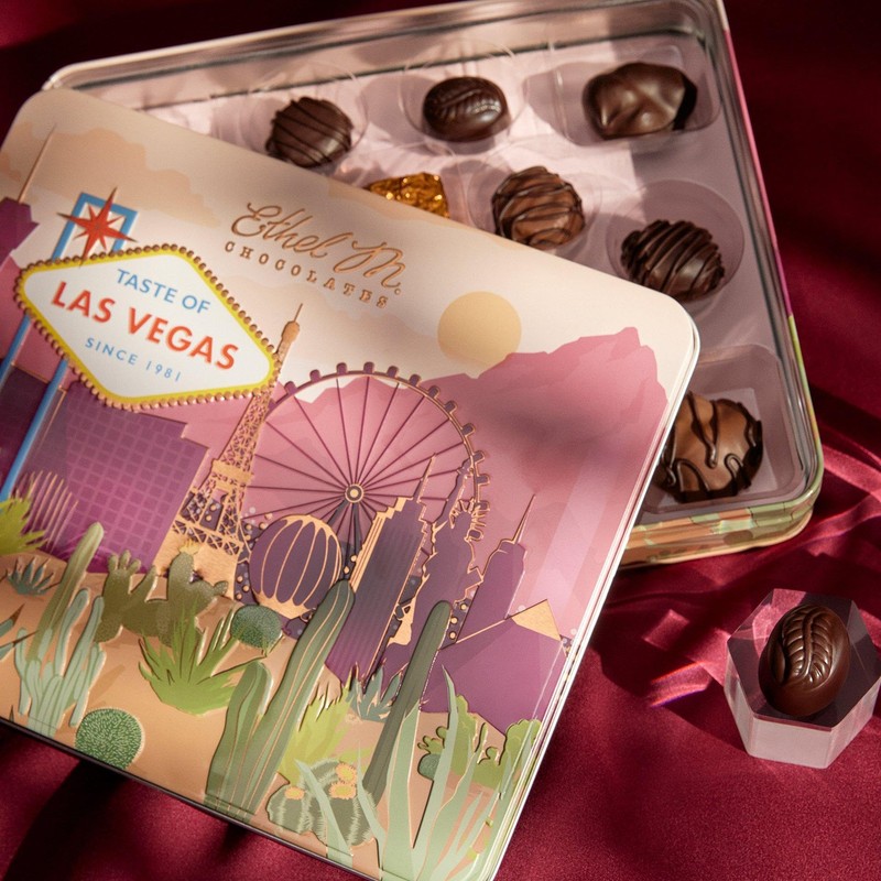 Ethel M Chocolates Taste Of Las Vegas Premium Collection 16-piece,