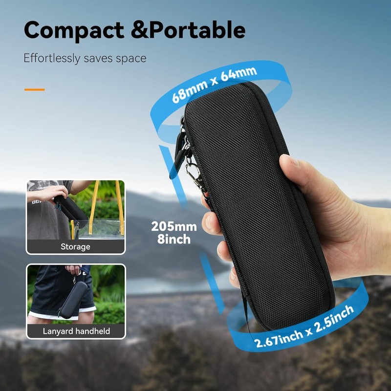TELESIN Small Travel Hard Carry Case for DJI Pocket 3