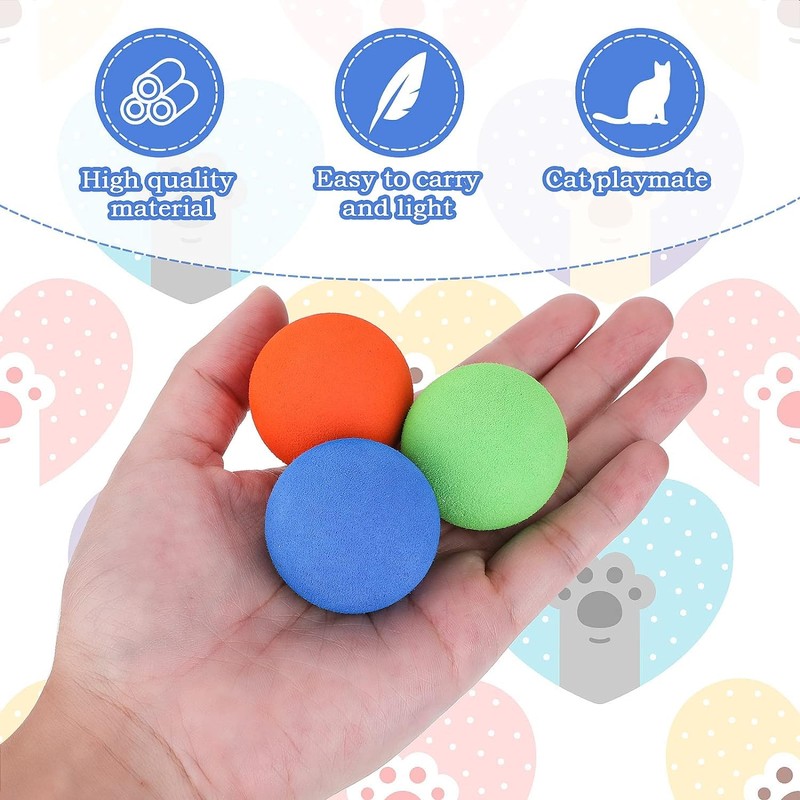 Tokaneit Colourful Table Tennis Balls, Pack of 40 Colourful Table