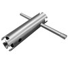 HAUTMEC Long-reach Basket Strainer Wrench, Double Working End Sink Strainer