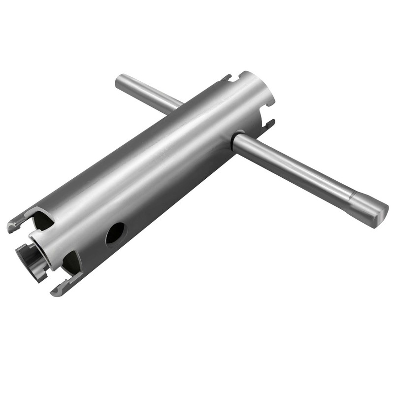 HAUTMEC Long-reach Basket Strainer Wrench, Double Working End Sink Strainer