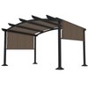 FLORALEAF Pergola Shade Cover 8'×12' Universal Replacement Canopy for Outdoor