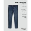 Wrangler Wrangler Mens Red Kabel Regular Jeans, Dark Stone, 34W