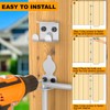 36" Cane Bolt Drop Rod for Gate, Heavy Duty Gate