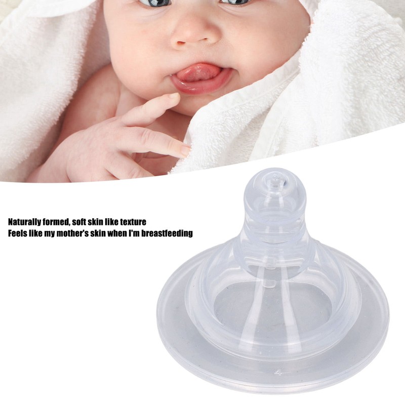 10pcs Infant Silicone Nipples Baby Bottle Replacement Feeding Nipples for