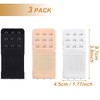 Hantoc 3 Pieces Bra Extender Elastic Bra Extension 3 Hooks