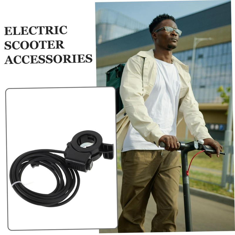 Gatuida E-Bike Handlebar Horn Button Switch Left Right Thumb Throttle