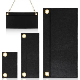 InnoHustle 펠트 지갑 삽입 정리함 3개의 PCS 내부 봉투 가방 블랙 여성 클러치 핸드백 크로스바디용 InnoHustle Felt Wallet Insert Organizer 3PCS Inner Pocket Bag Black Women Crossbody Clutch Handbag