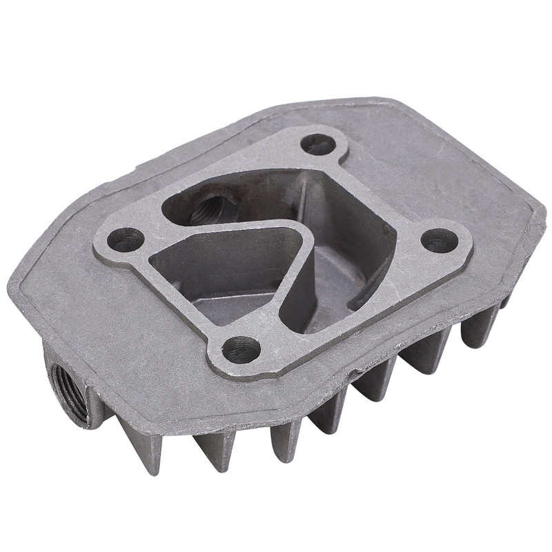 Air Compressor Cylinder Head Aluminum Cooling Parts Pneumatic for Replacement