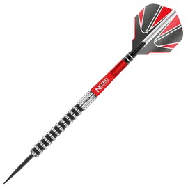RED DRAGON Javelin Black 22g Tungsten Darts Set with Flights and Stems