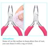 SPEEDWOX Mini Long Nose Pliers Curved 3 Inch Chain Plier