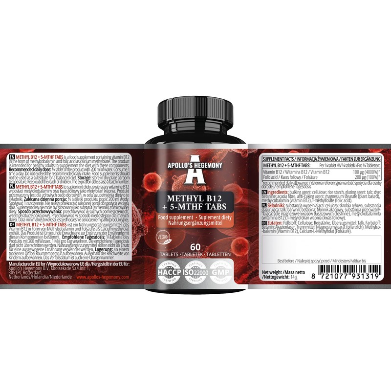 Methyl B12 + 5-MTHF 300 mcg - Vitamin B12 und