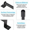 Smandy Black High Performance Barn Door Handle Pull Set Carbon