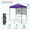 EAGLE PEAK Instant Pop Up Canopy with Adjustable Sun Wall
