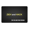 ZIEH and HACK Design Card in Carbon Look in Credit