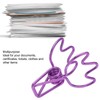 100Pcs Crown Shape Paper Clips Cartoon Cute Metal Binder Clips