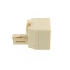 RongYiGo RJ11 Duplex Wall Jack Adapter, Beige