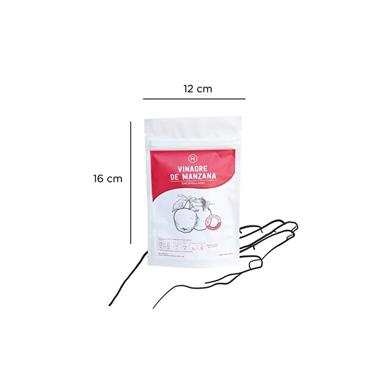Vinagre De Manzana Crudo 90 Cápsulas De 500mg Raíces Verdes