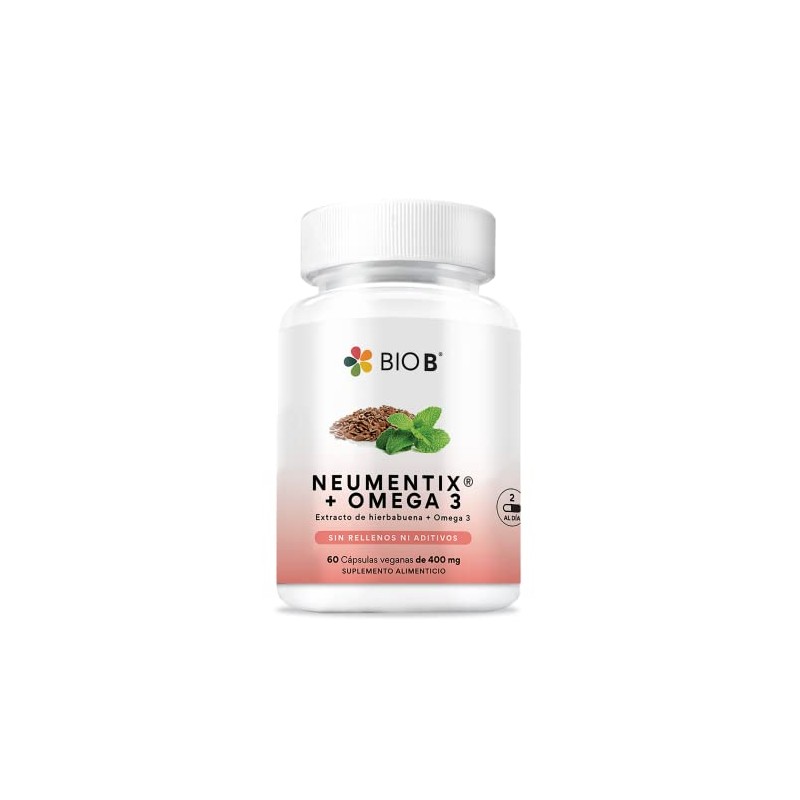 BIO B Neumentix + Omega 3 | Nootrópico Concentración y