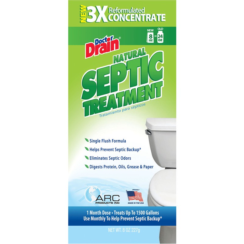 Doctor Drain Natural Septic Treatment, 6 Count