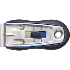 MARSHALLTOWN Soft Grip Glass Scraper, Versatile Cleaning Tool, Includes 5 Replacement Blades, GS198