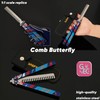 Gullveig Butterfly Knife Comb, Safe Training Tool, Yoru Comb, Cosplay