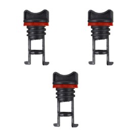 3pcs Kayak Scupper Plugs Boat Drain Plugs Kit Thread Bung for Kayak Canoe Boat