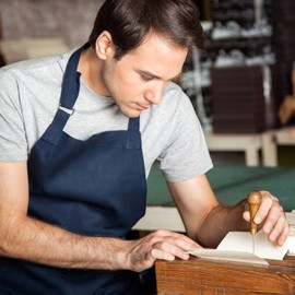 Shappy 15 Pieces Bookbinding Kit Starter Tools Set Bone Folder Paper Creaser, Waxed Thread, Awl, Large-Eye Needles for DIY Bookbinding Crafts and Sewing Supplies