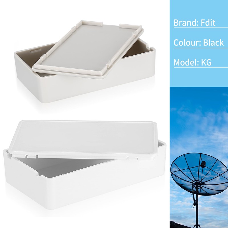 6 Pcs Plastic Project Box, Electronic Junction Box, Enclosure Box