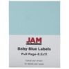 JAM PAPER Full Sheet Shipping Labels - Printable Sticker Paper