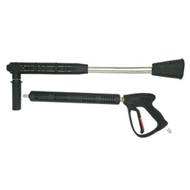 CANPUMP 40-in Dual Lance Wand w/Bent Tube, Spray Gun Included, 5000 psi