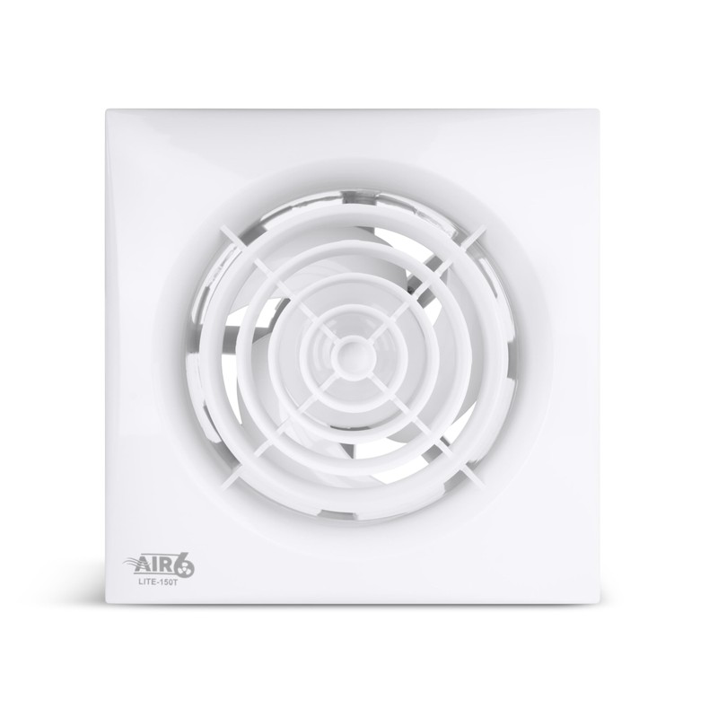 AIR 6 Lite-150T Silent Bathroom Extractor Fan with Timer for