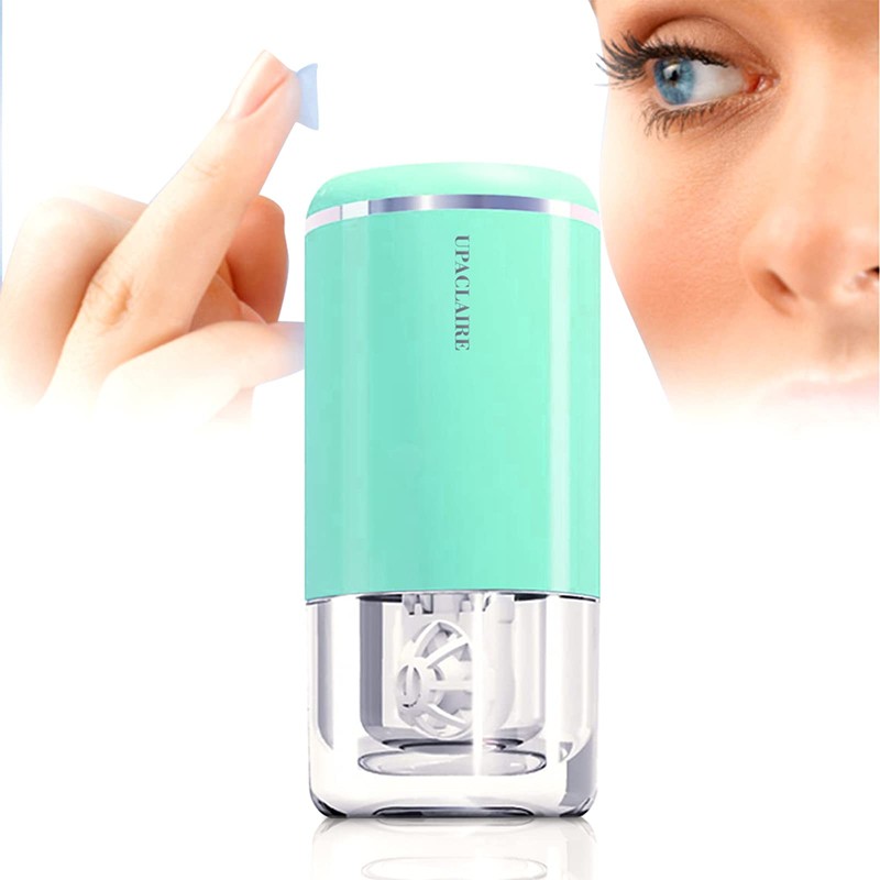 UpaClaire Ultrasonic Contact Lens Cleaner, Intelligent Cleaning Machine for Soft