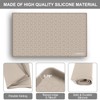 CANIVI Under Sink Mat, 31" x 22" Waterproof Silicone Under