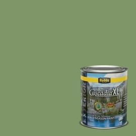 Rodda Paint CASCADIA XL Exterior Satin Paint & Primer in One, Quart, Green Knoll