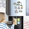 Xuhal 12 Pcs Washington Fridge Magnet USA Cities Magnetic Refrigerator