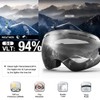 ZIONOR X Ski Snowboard Snow Goggles OTG Design for Men