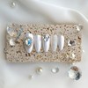 Beach shell Handmade nail tip - petit square / 비치